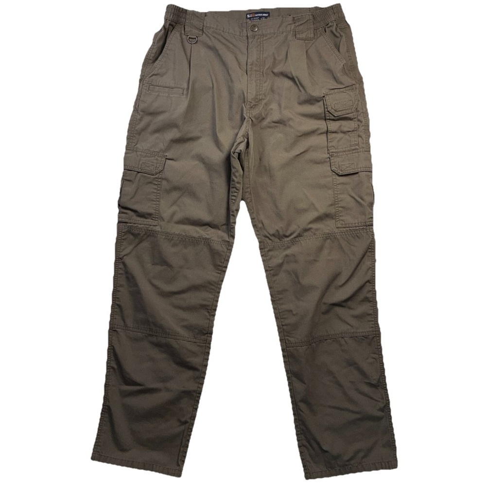 5.11 Tactical Men's Cargo Pants 38x34 Brown Polyester Cotton